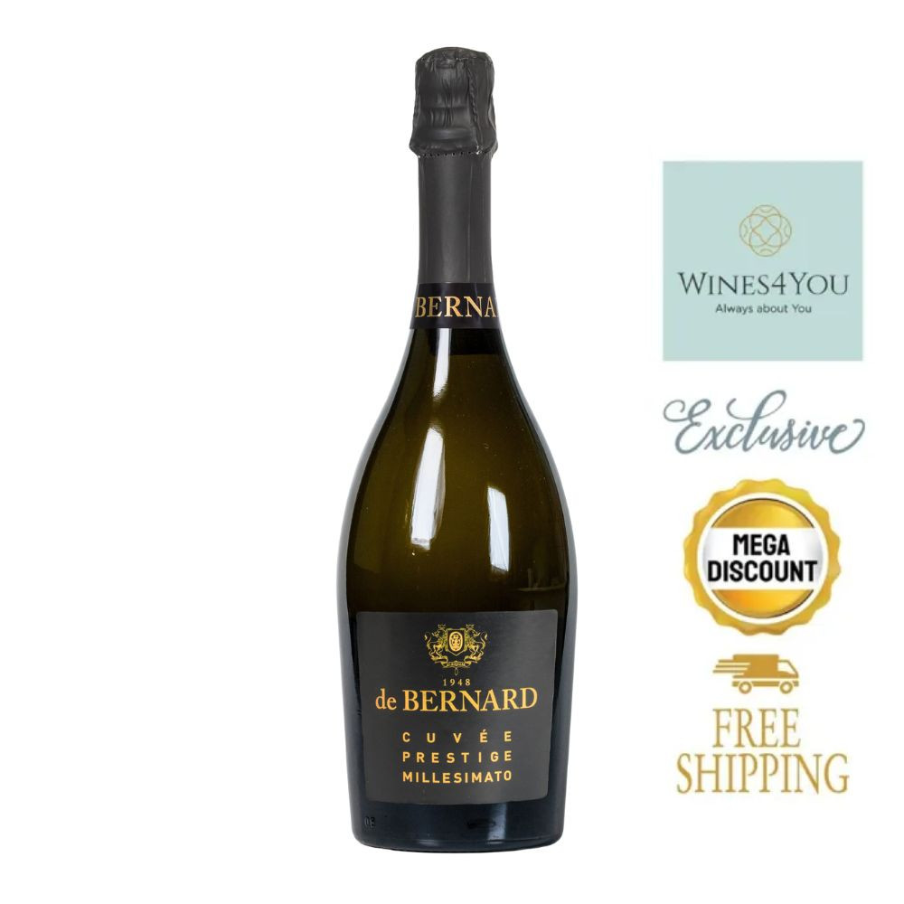 De Bernard Cuvee Prestige Extra Dry Millesimato Italy Sparkling Wine